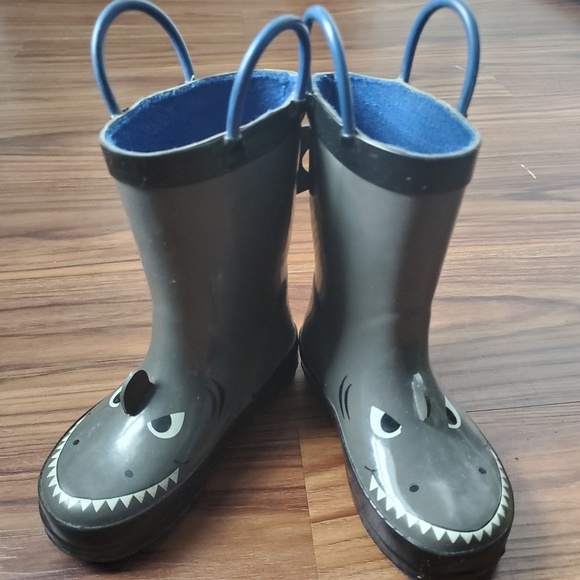 shark rain boots for toddlers